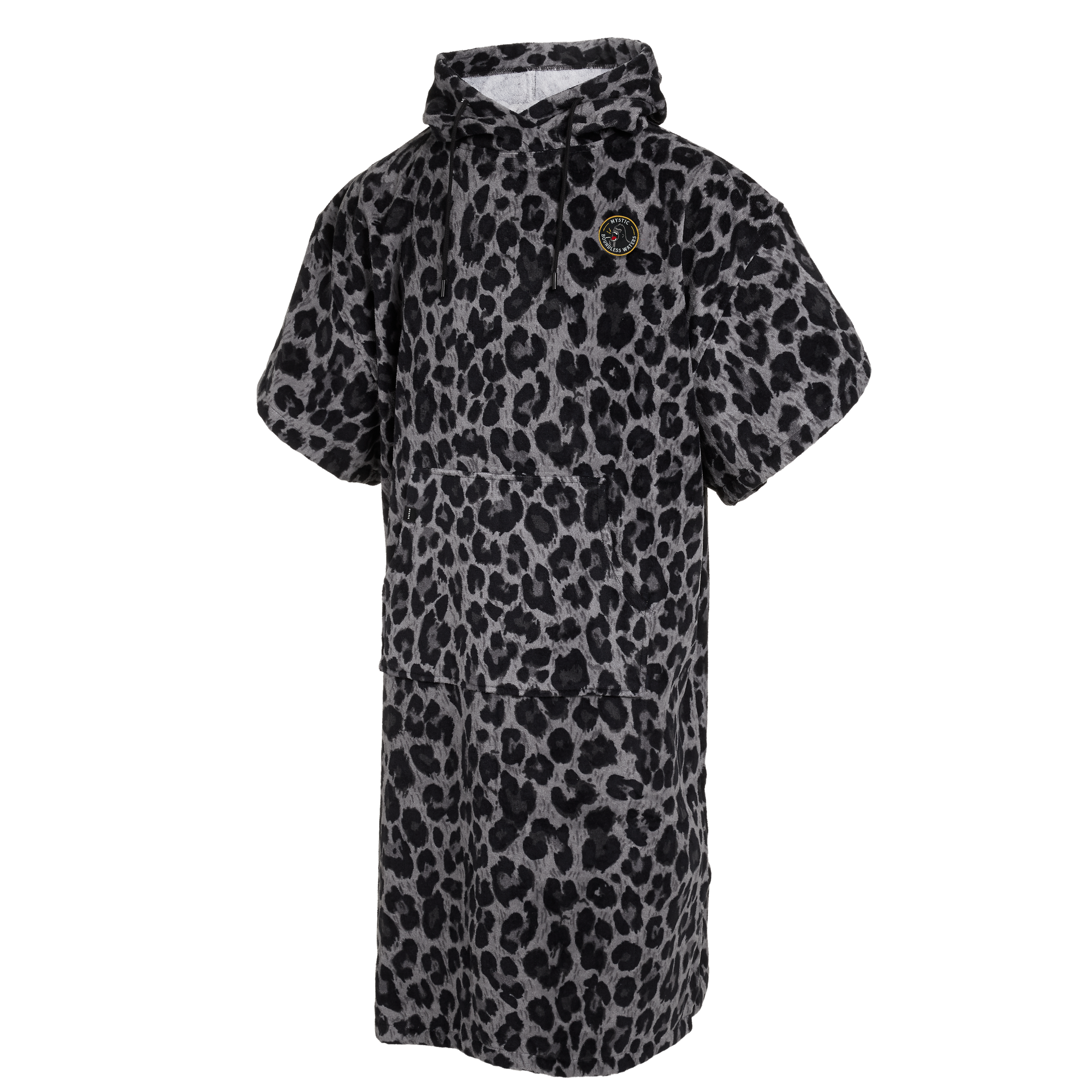 Mystic - Poncho Velours AOP - Svart