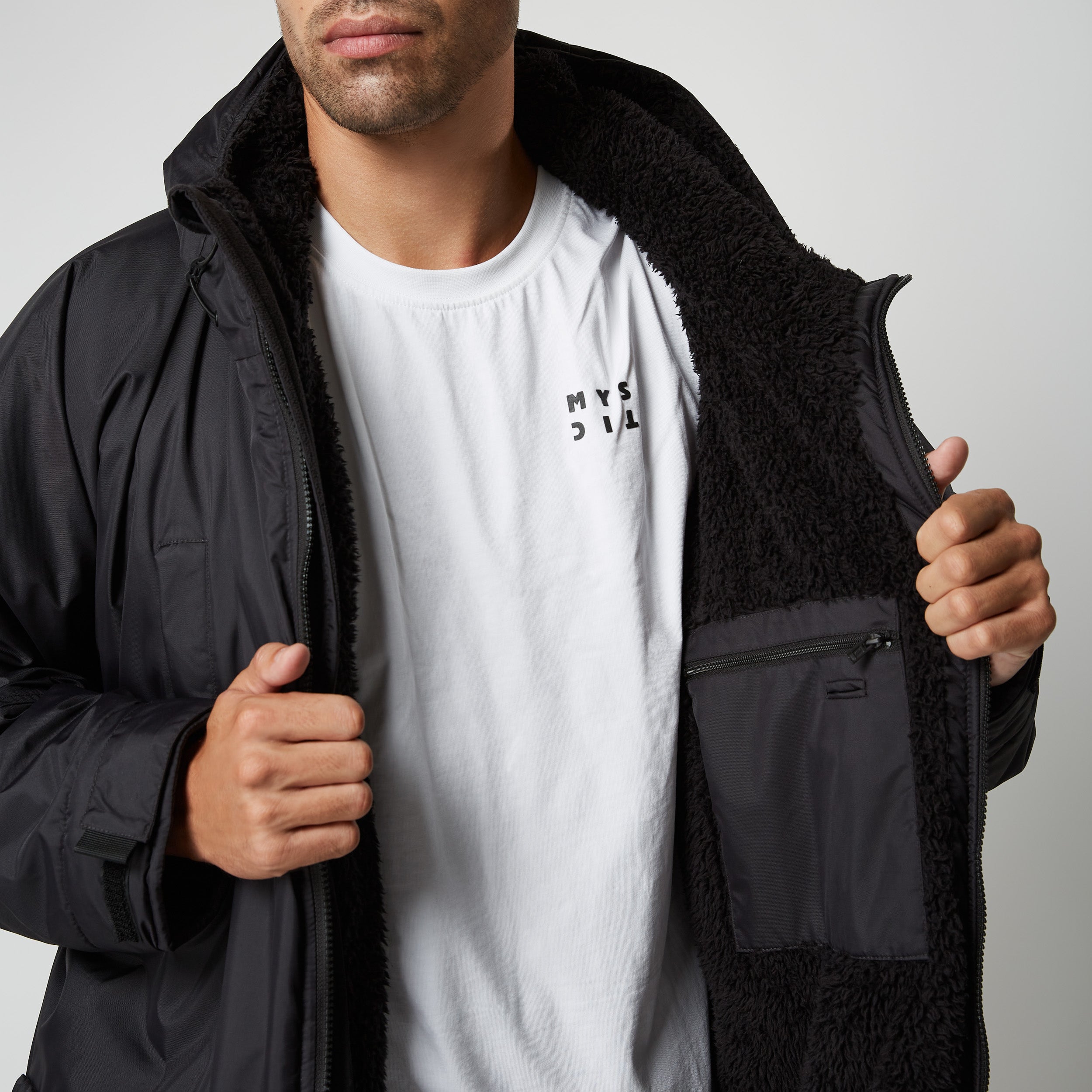 Mystic - Poncho Explore DTS - Svart