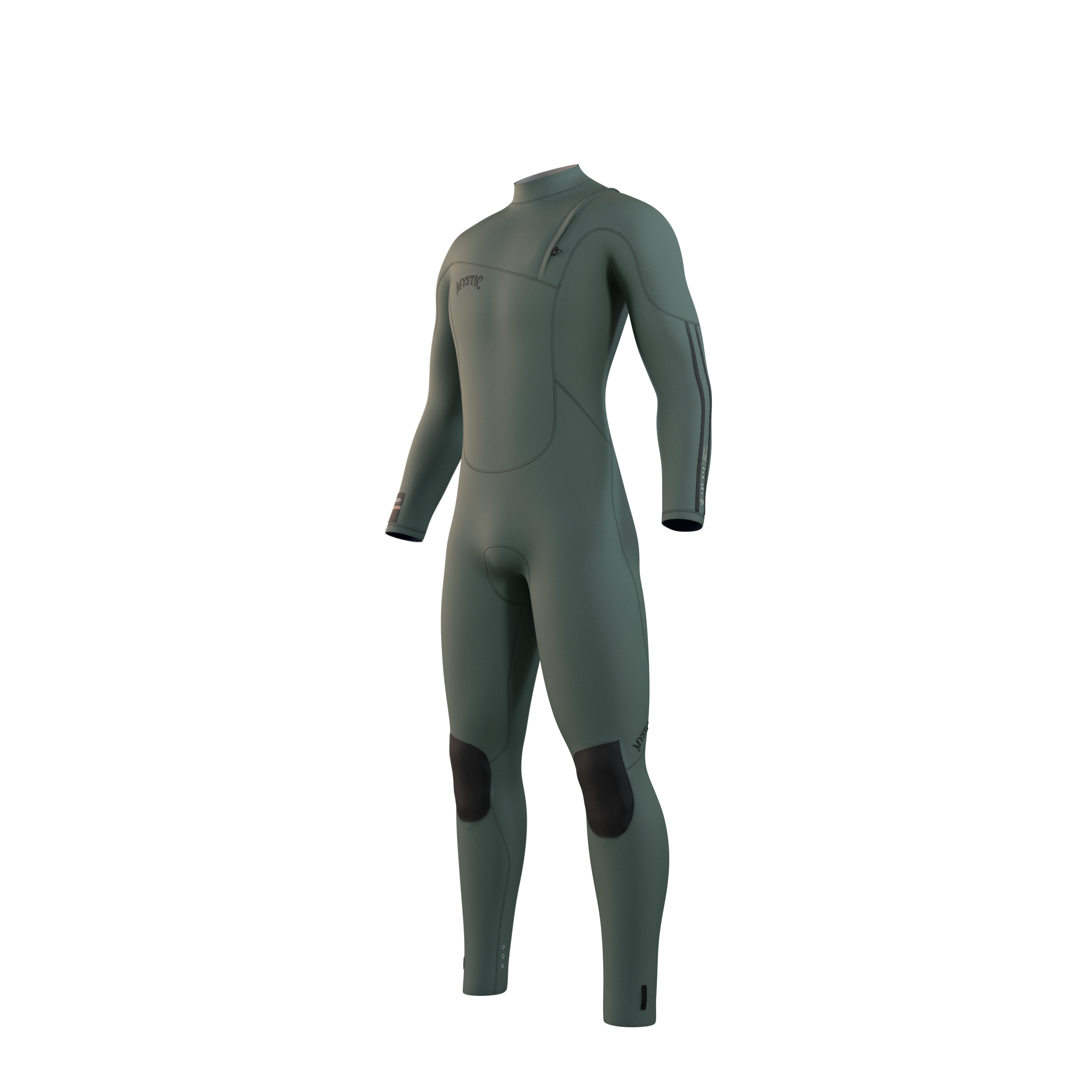 Mystic - The One Fullsuit 5/3mm Zipfree - Dark Olive