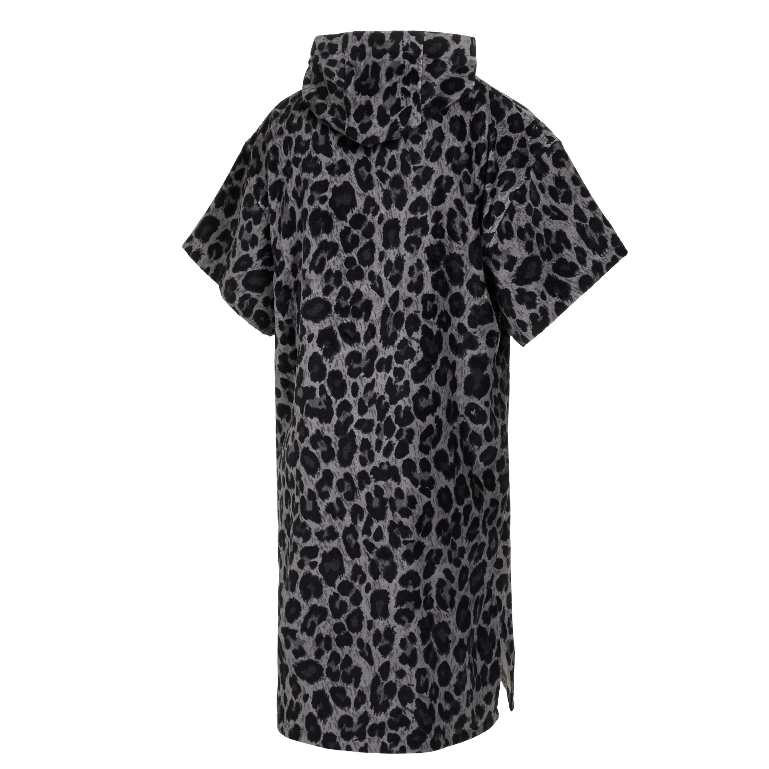 Mystic - Poncho Velours AOP - Svart