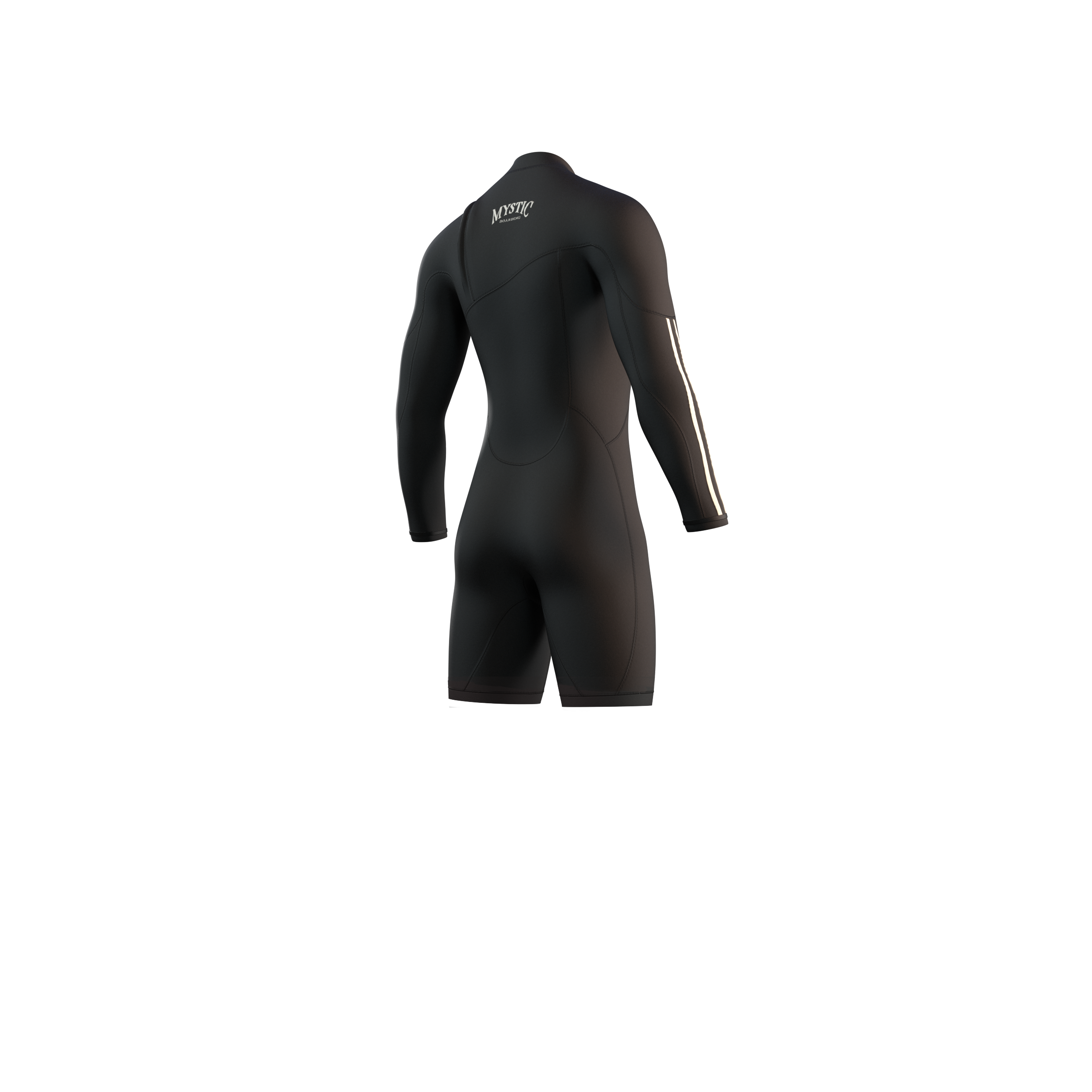 Mystic - The One Longarm Shorty 3/2mm Zipfree - Svart