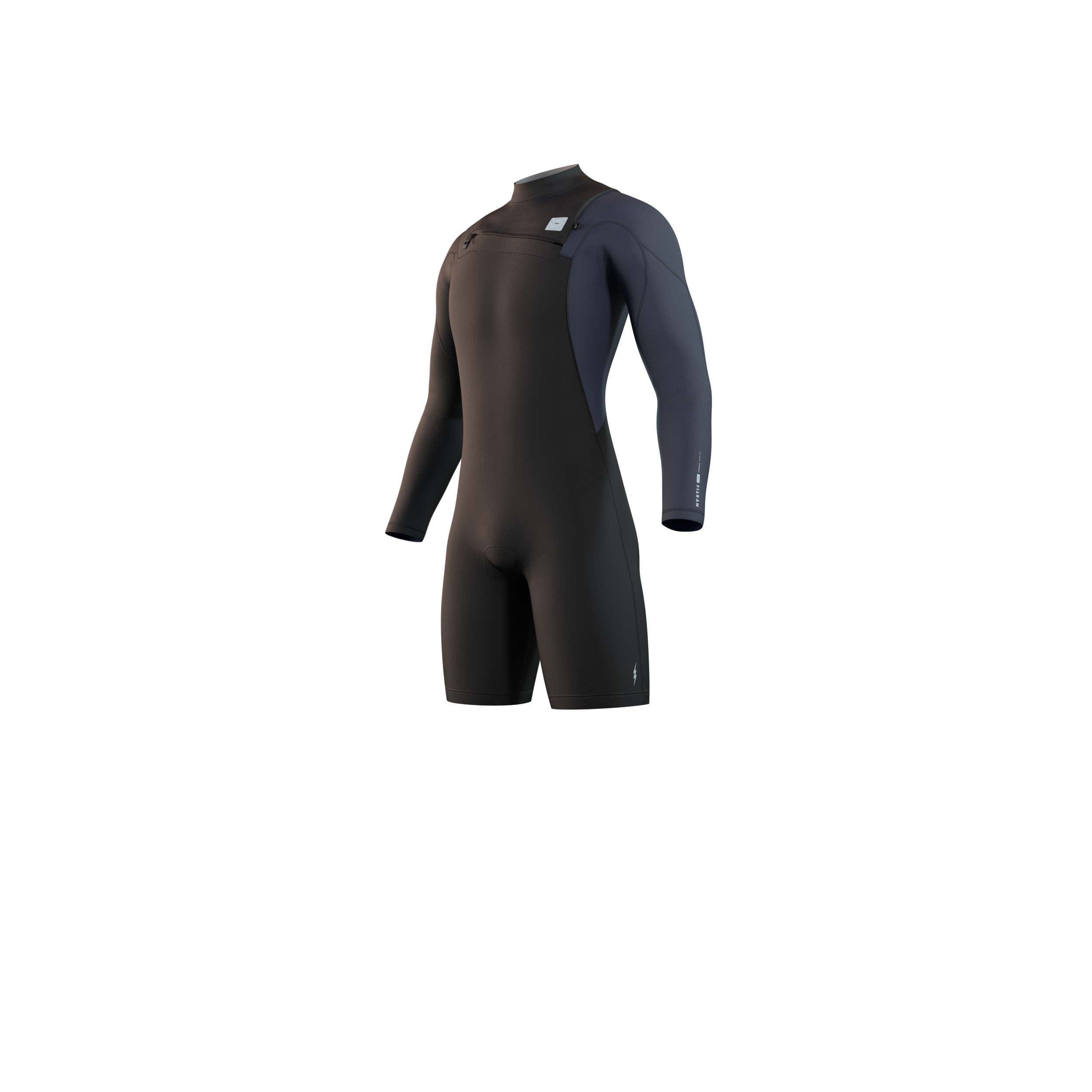 Mystic - Marshall Longarm Shorty 3/2mm Fzip - Svart