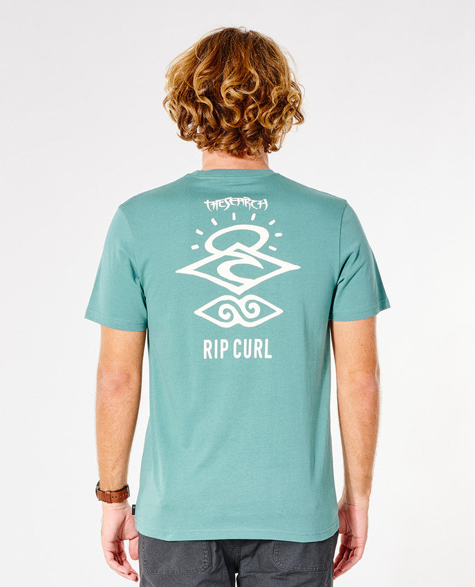 Rip Curl - sökikon t-shirt - dämpad grön