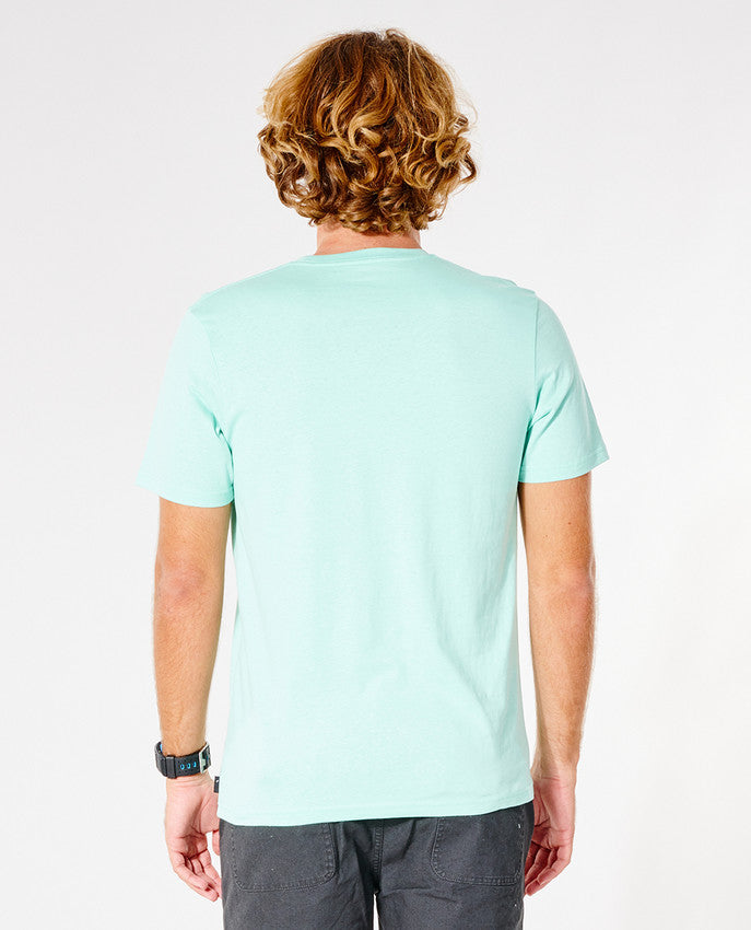 Rip Curl - stor mamma ikon t-shirt - tvättad aqua