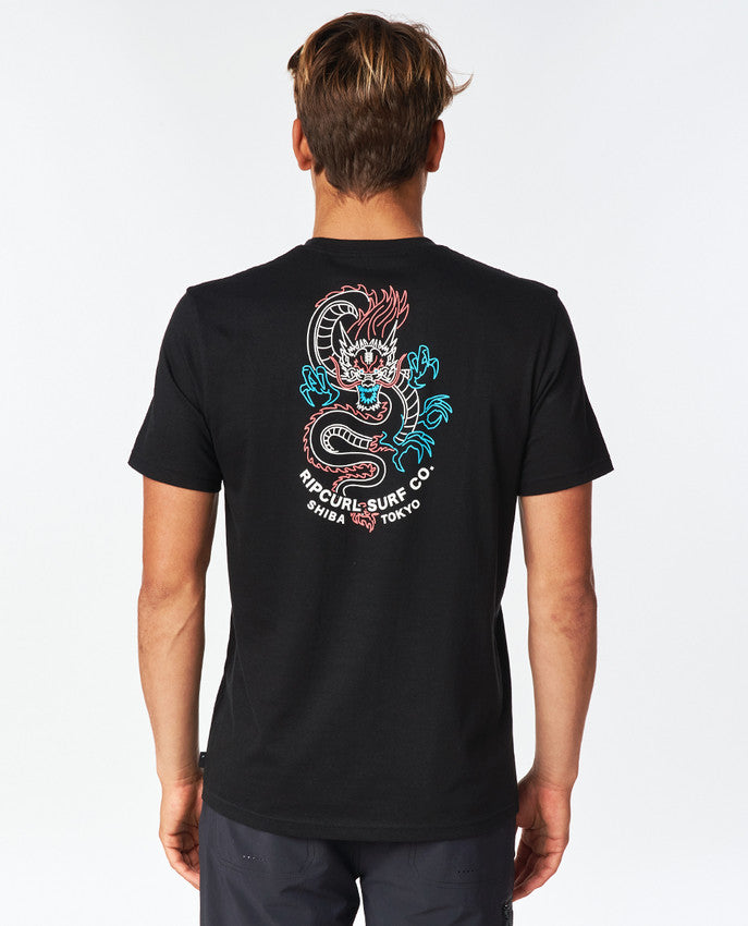 Rip Curl - desti animals t-shirt - svart