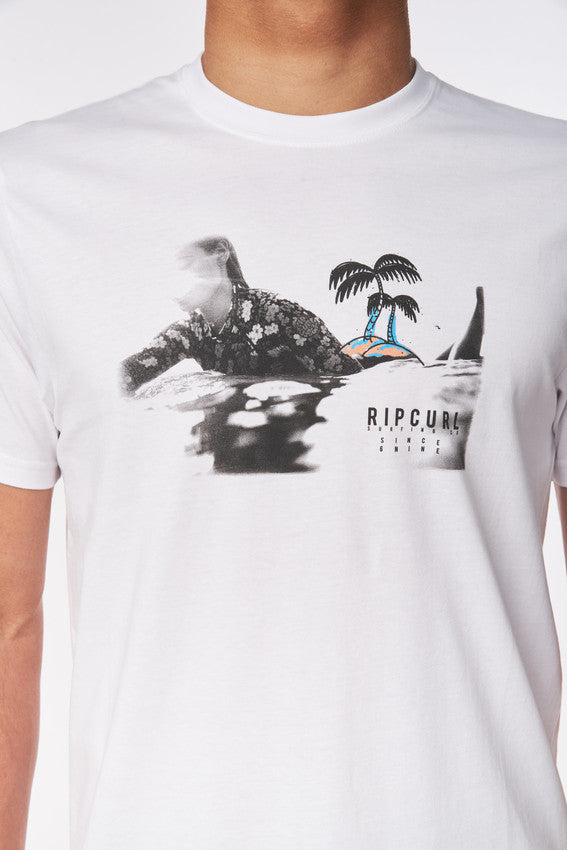 Rip Curl - god dag dålig dag t-shirt - vit