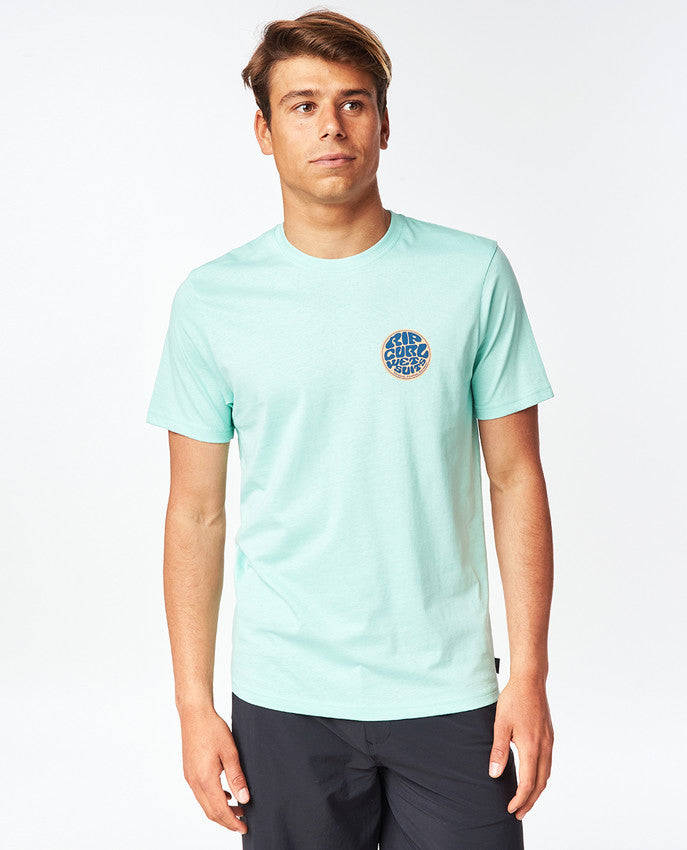 Rip Curl - arty t-shirt - tvättad aqua
