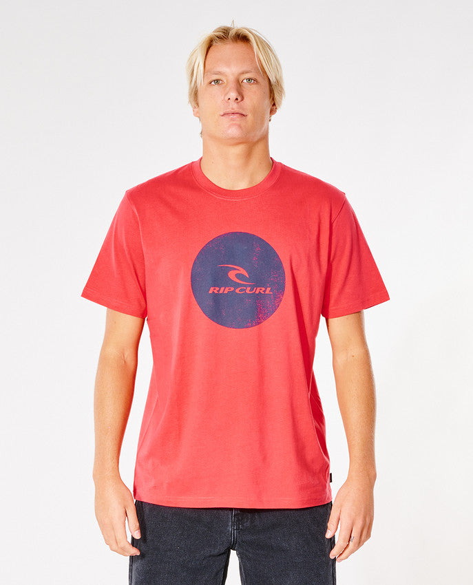 Rip Curl - corp icon t-shirt - retro röd