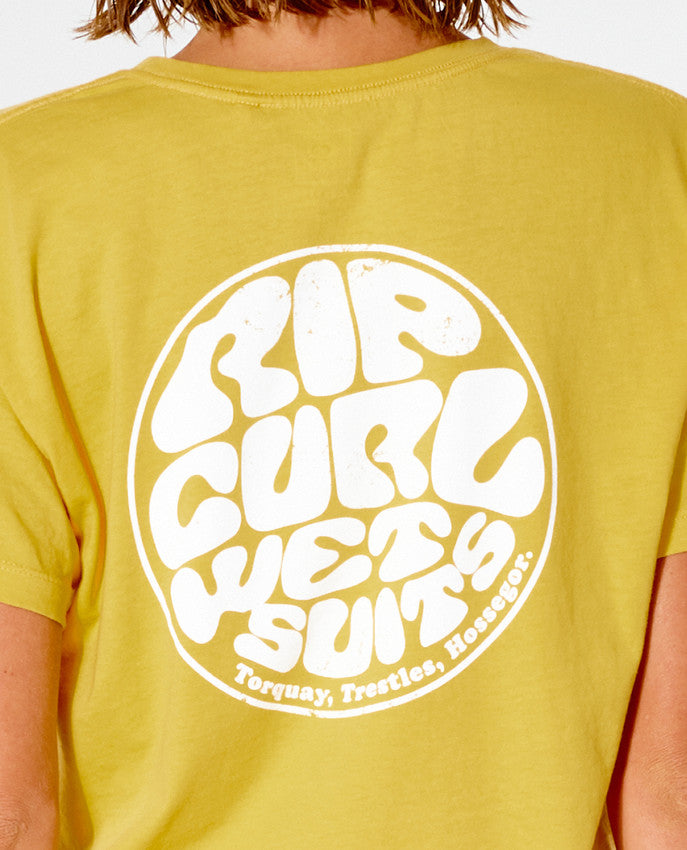Rip Curl - wettie icon tee ii - guld