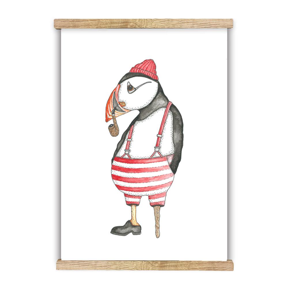 Lakor - Atlantisk lunnefågelaffisch 