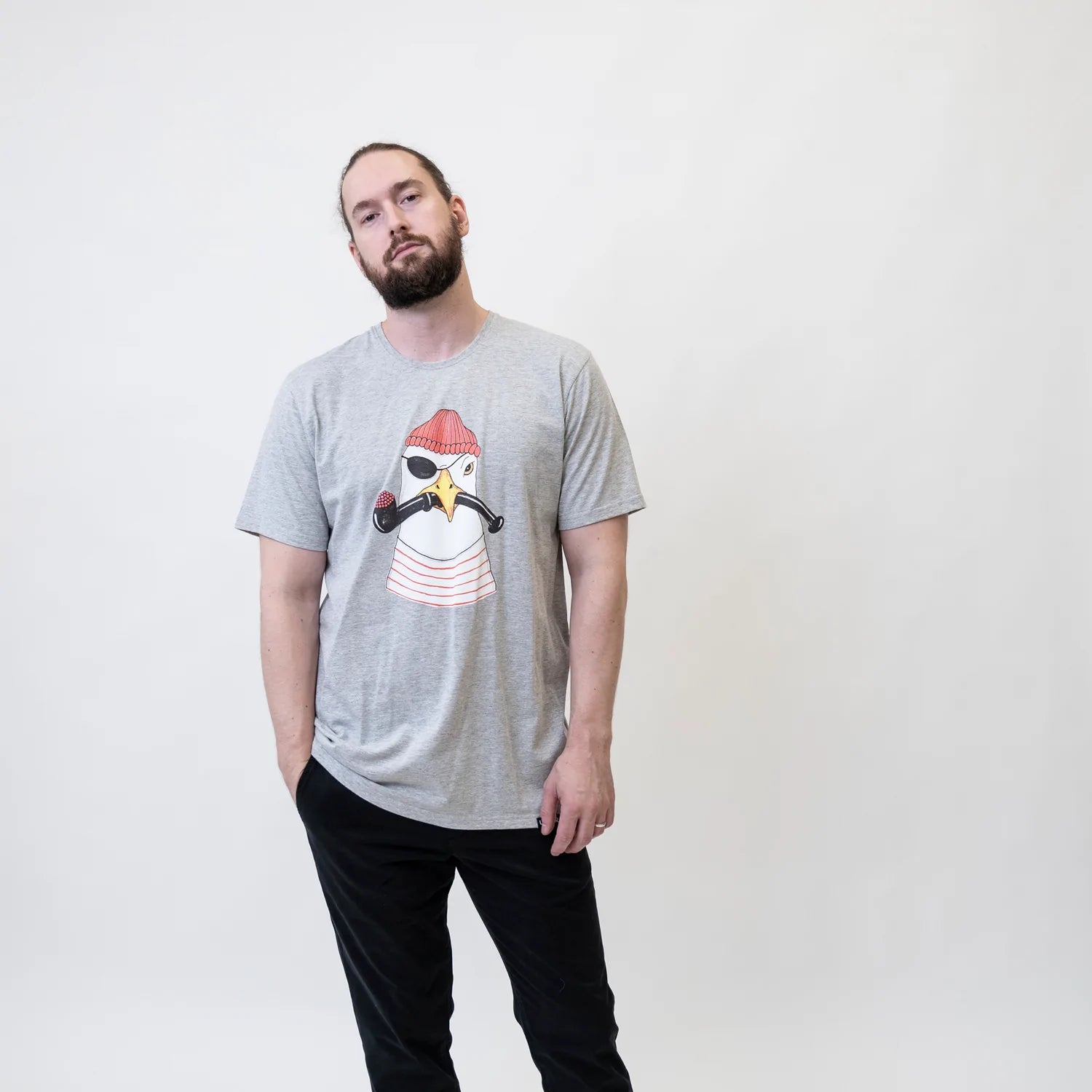 Lakor - Min! - Ljusgrå T-shirt 