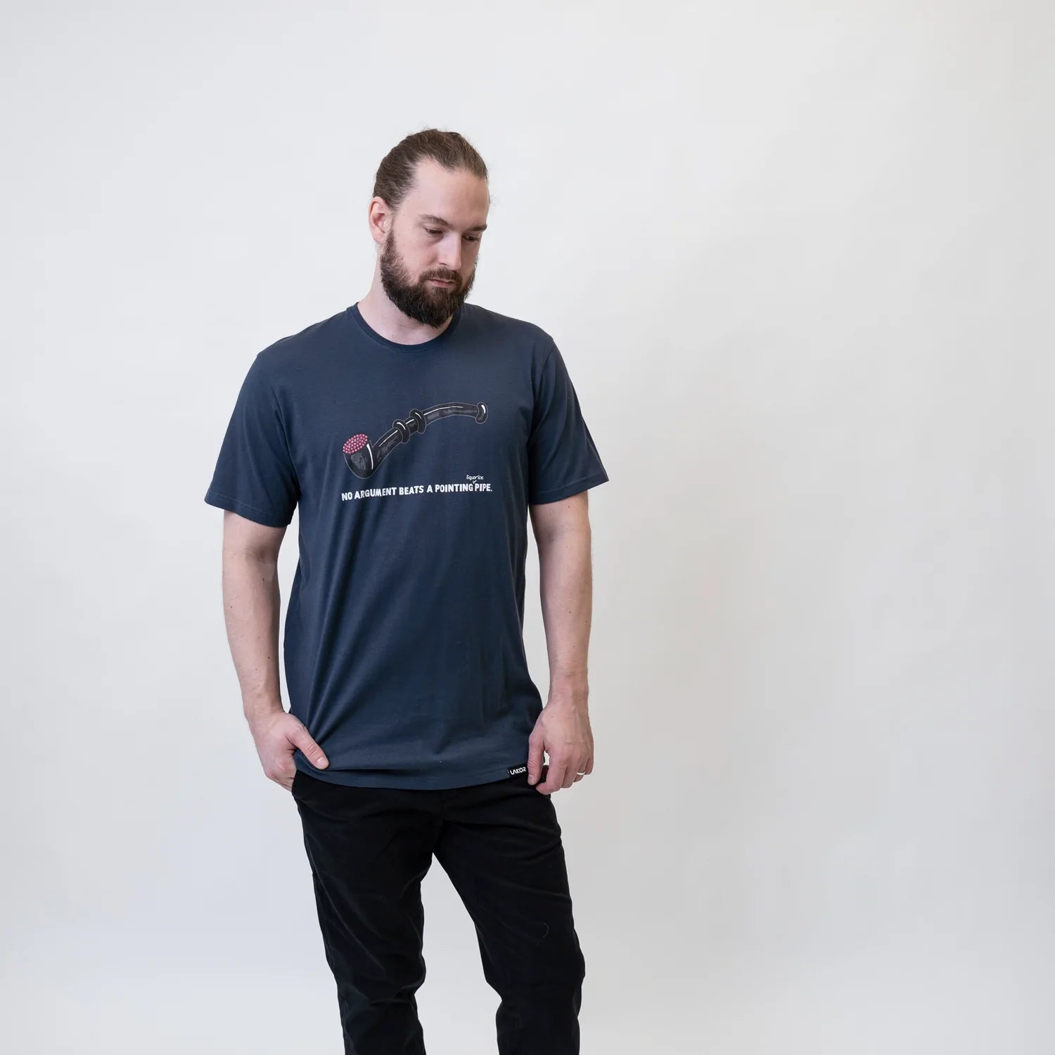 Lakor - Lakritspipa T-shirt (blå natt) T-shirt 