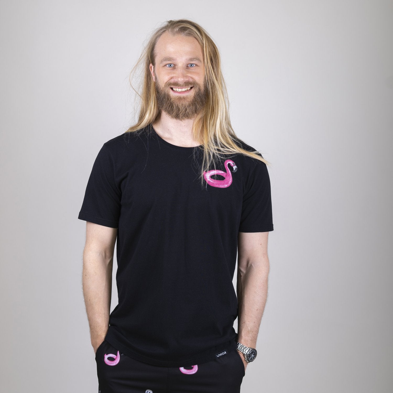 Lakor - Flamingo T-shirt med bröst 
