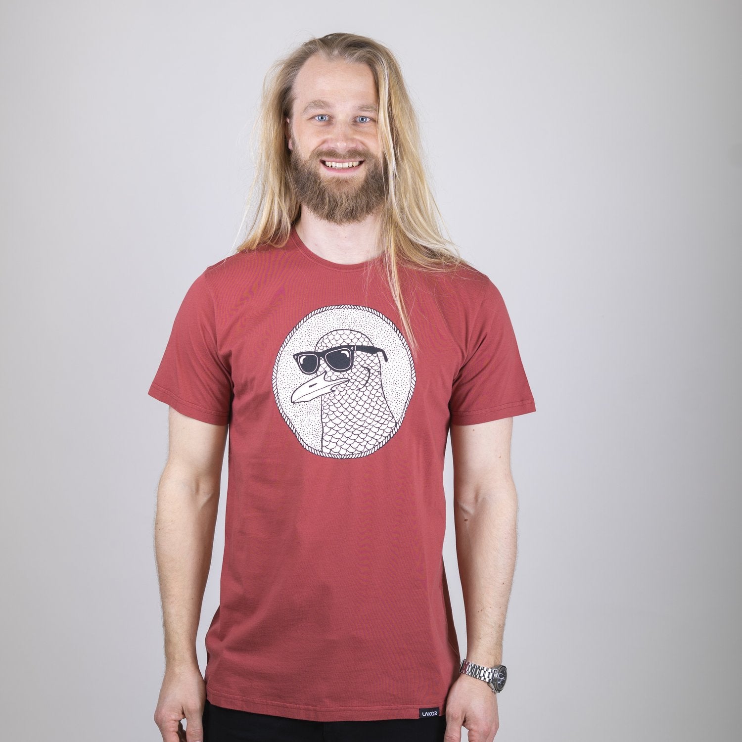 Lakor - Sun club seagull T-shirt (Burned Orange) 