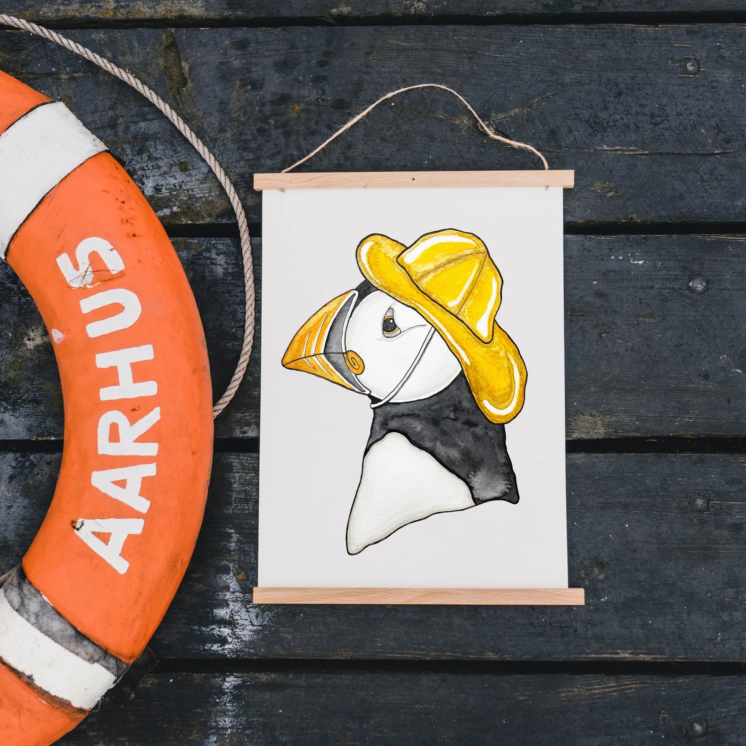 Lakor - sydväst lunnefågel affisch 