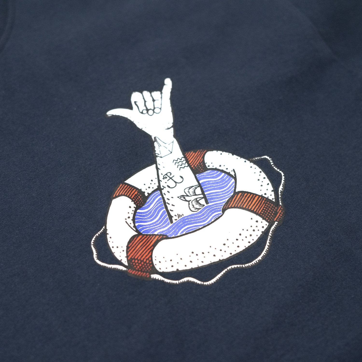 Lakor - Lifesaver shaka T-shirt 