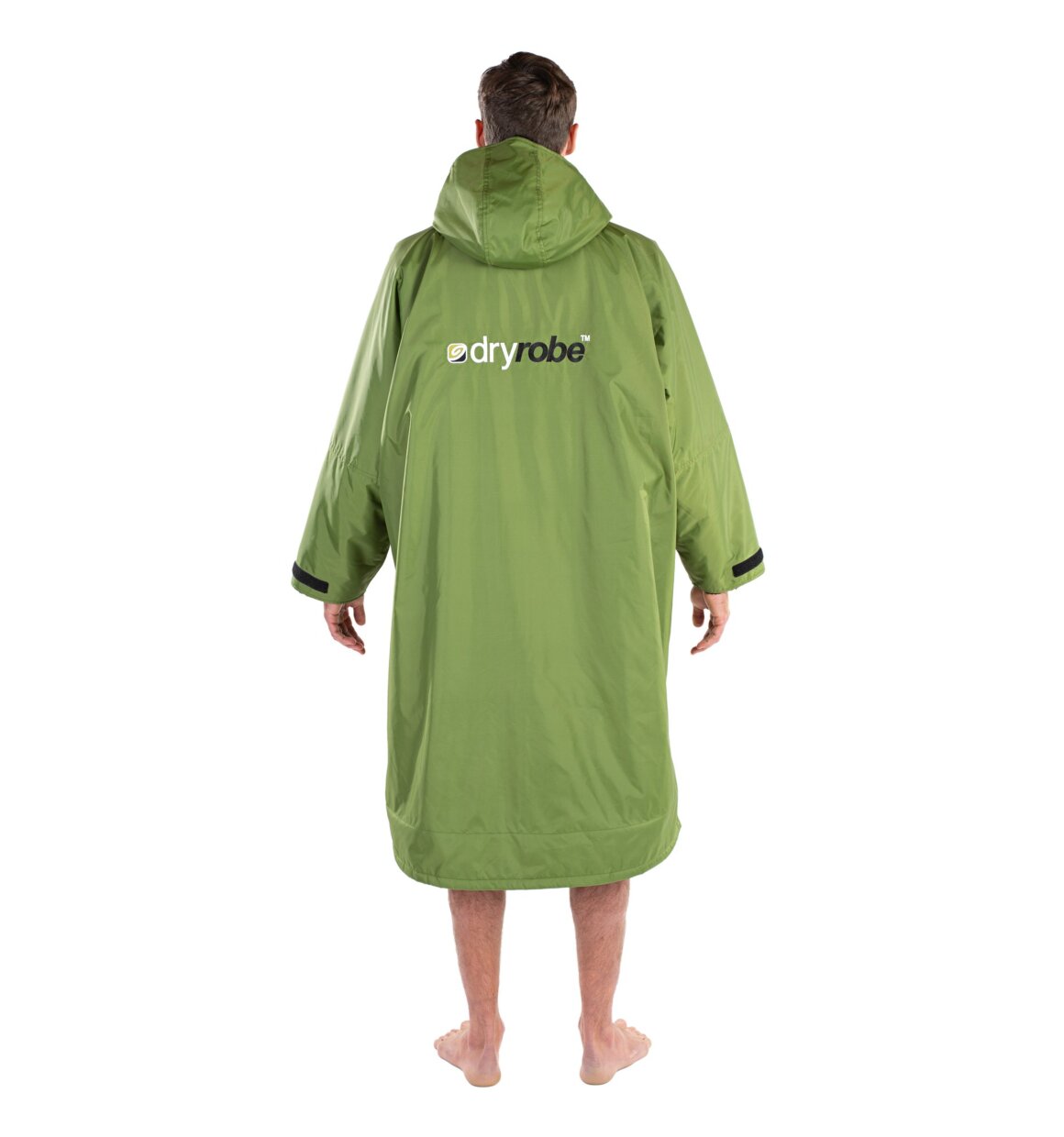 Dryrobe advance långärmad poncho | vuxna | skogsgrön/svart