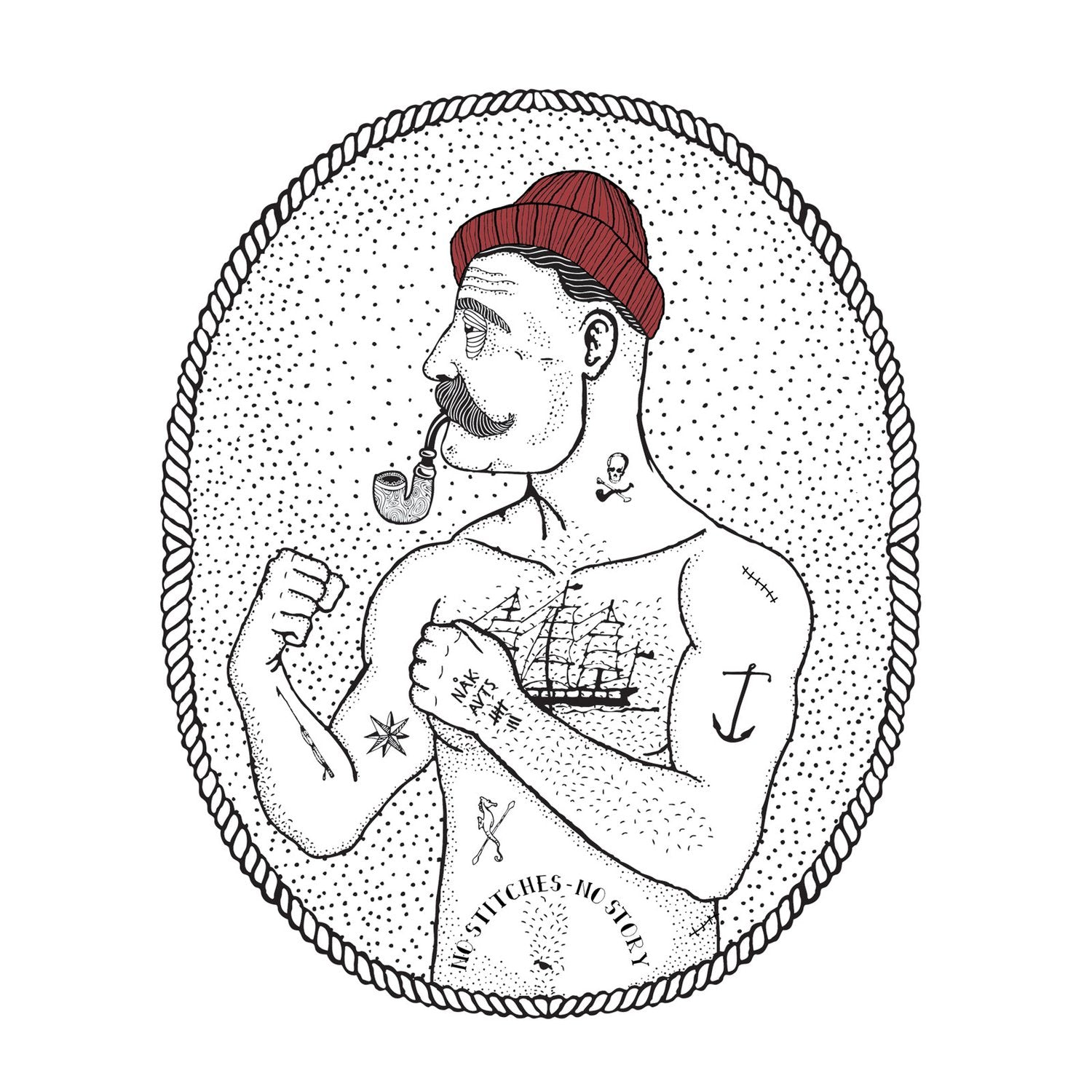 Lakor - Inga sömmar (grå) T-shirt 