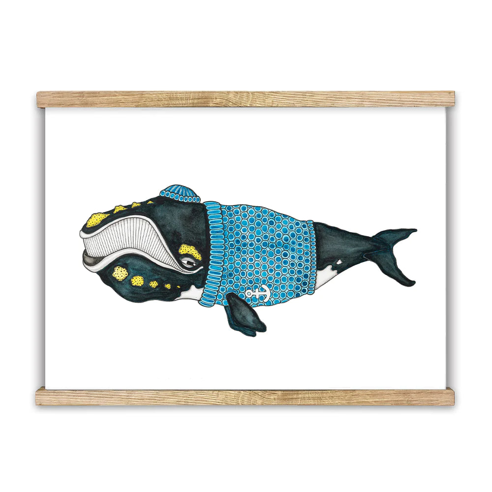 Lakor - Northern right whale affisch 