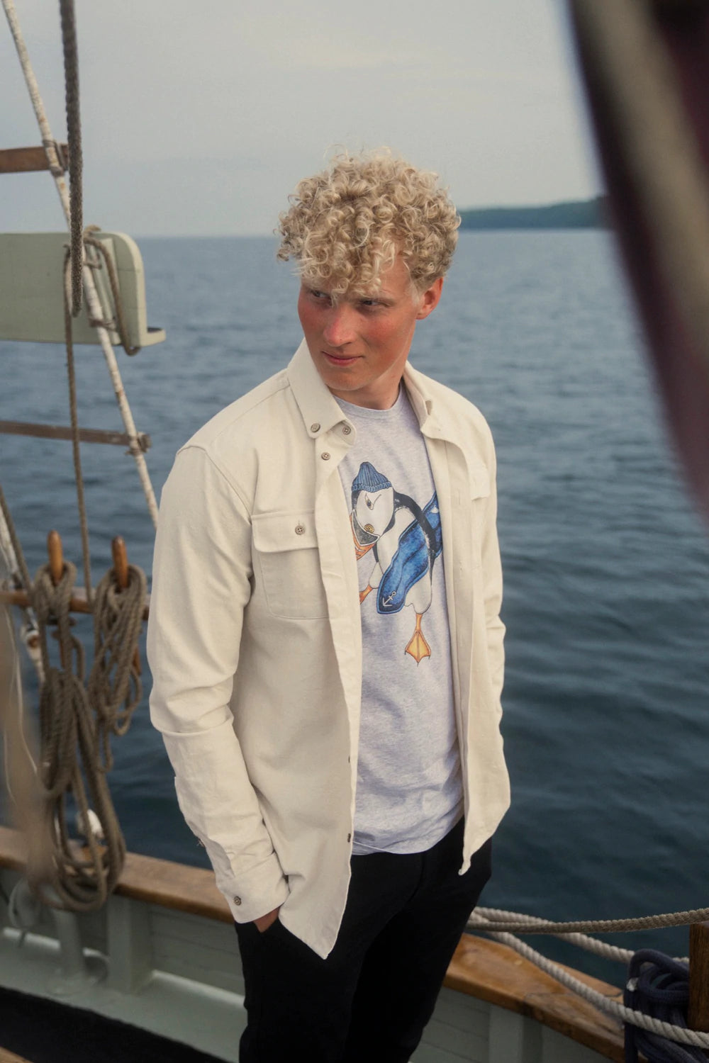 Lakor - Surf's up - ljusgrå melange