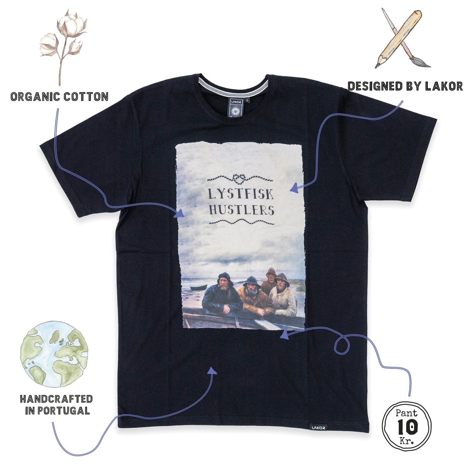 Lakor - Angler hustler T-shirt 