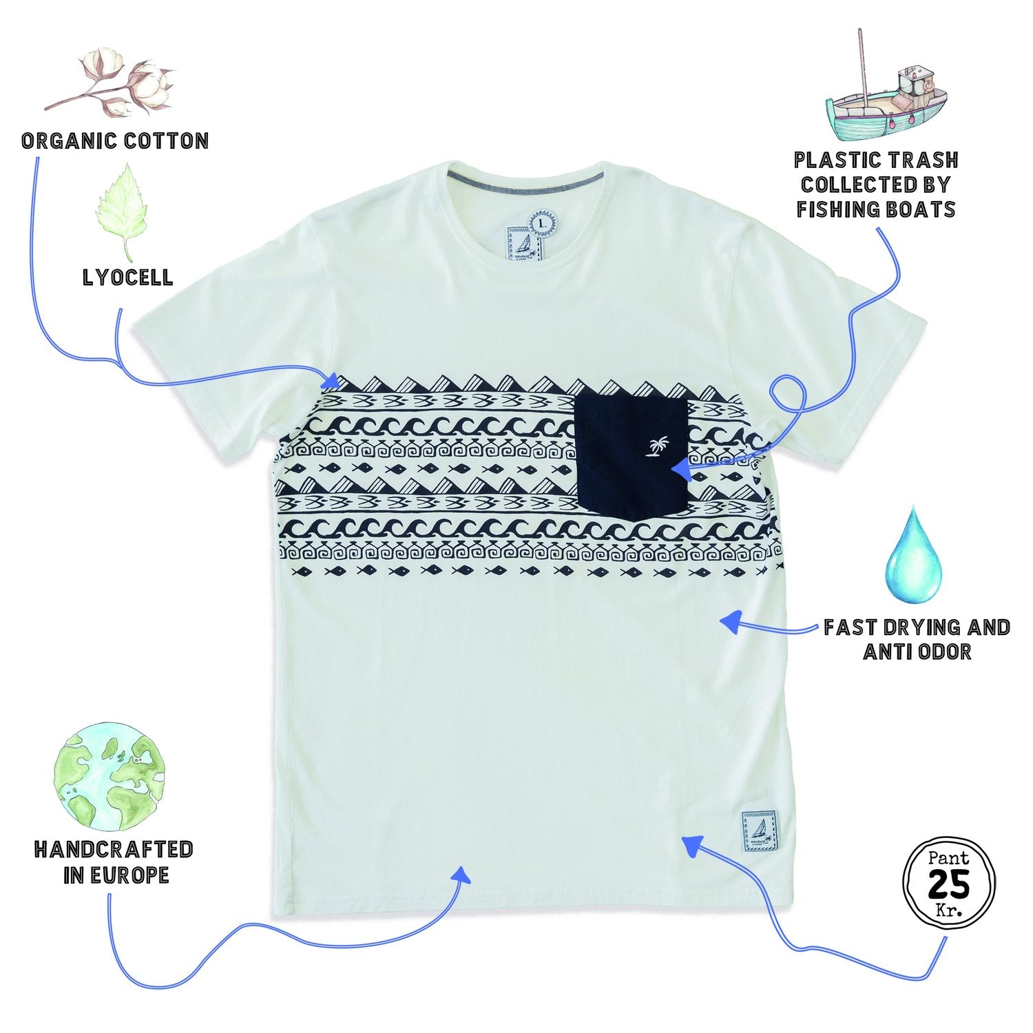 Lakor - Havanna tvärs över T-shirt 