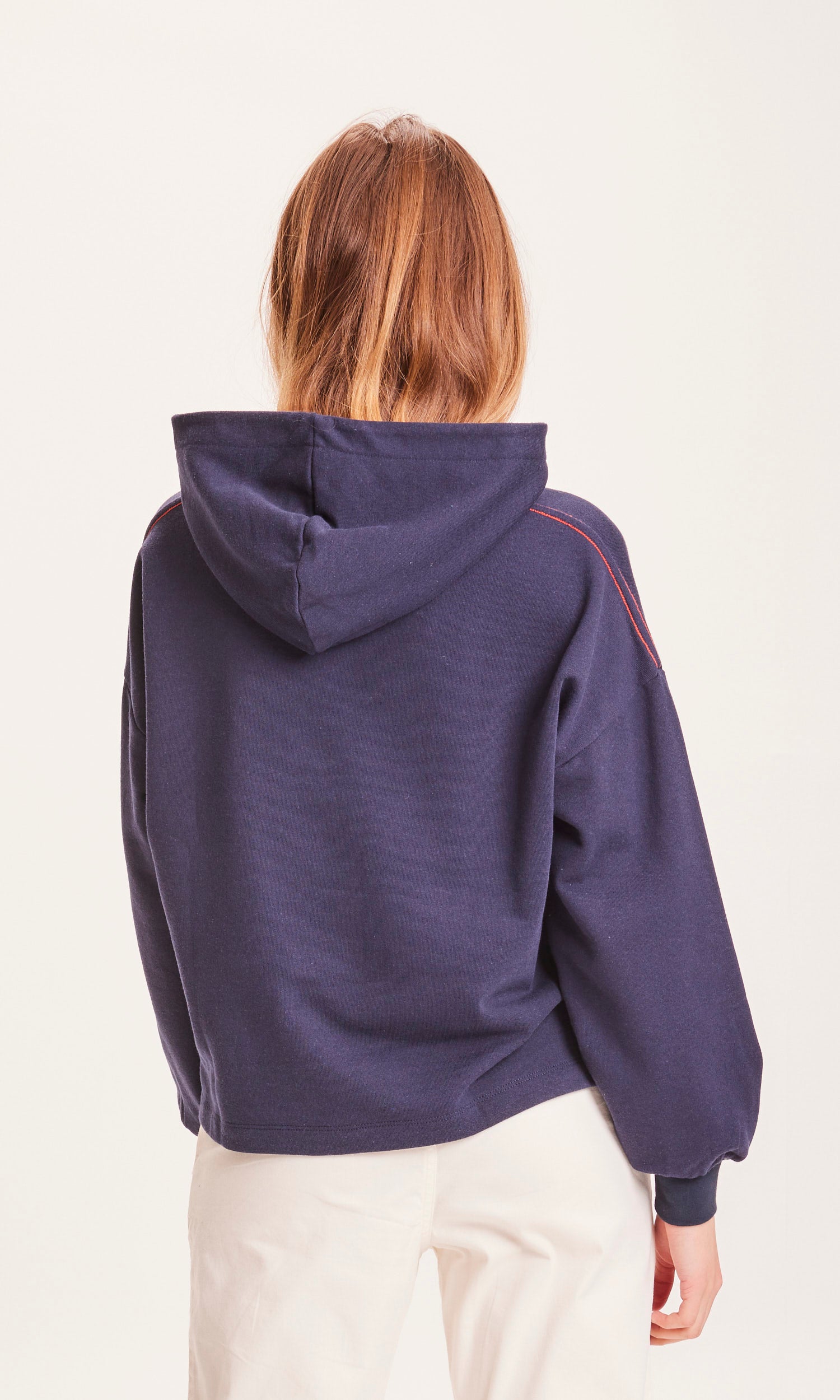 Knowledge Cotton Apparel Reborn Hoodie - Total Eclipse