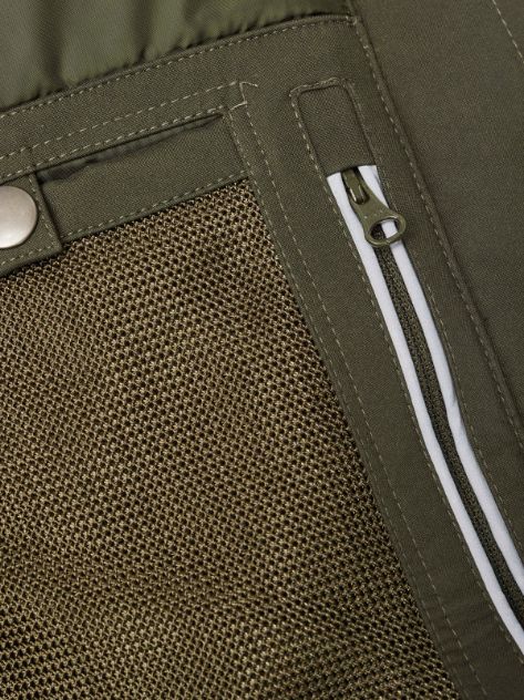 KnowledgeCotton Apparel - Lång jacka med mjukt skal CLIMATE SHELL™ - GRS/Vegan