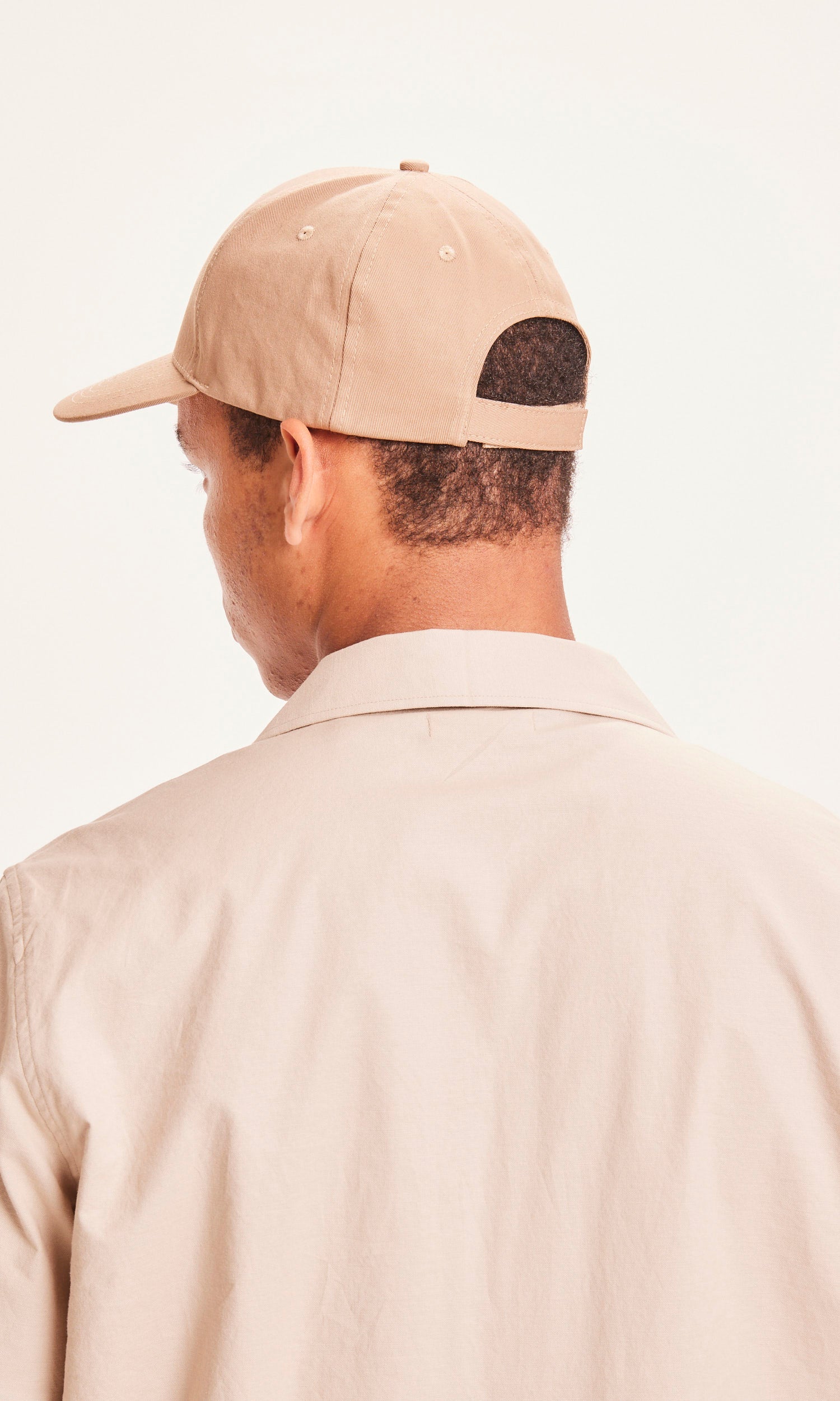KnowledgeCottonApparel Twill baseballkeps - GOTS/Vegan - Ljus fjädergrå