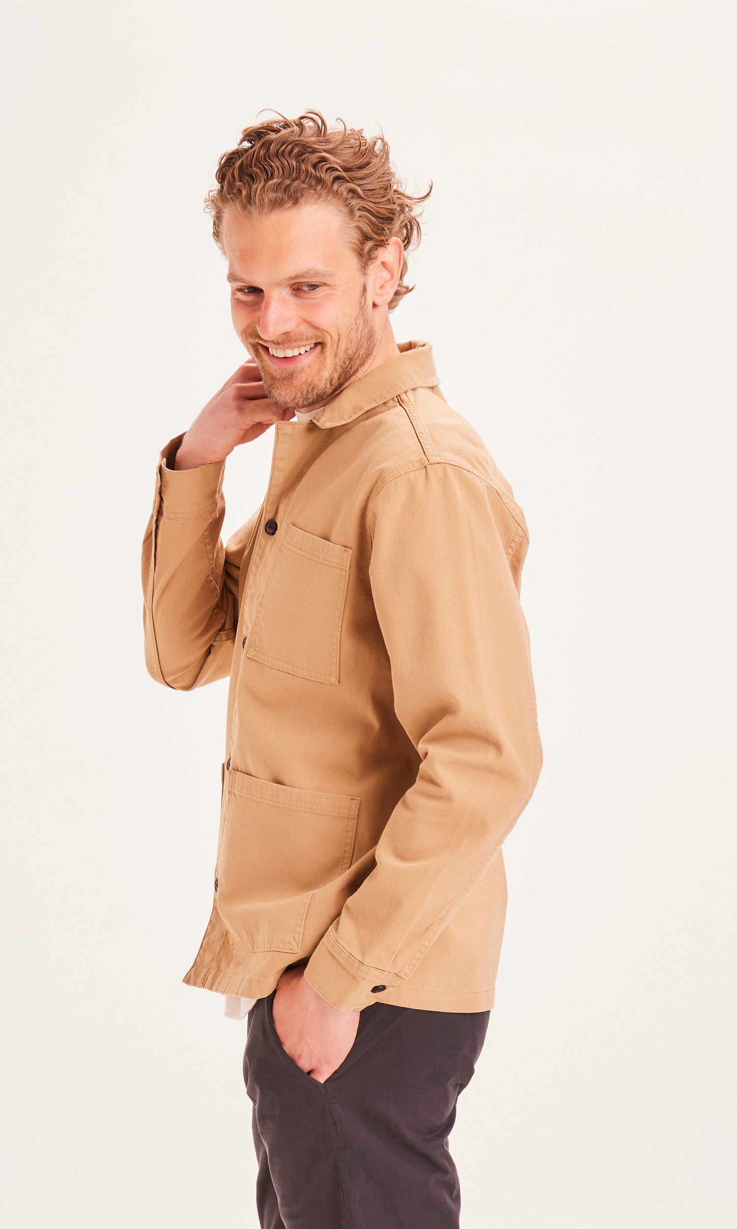 PINE blazer canvas overshirt - GOTS/Vegan