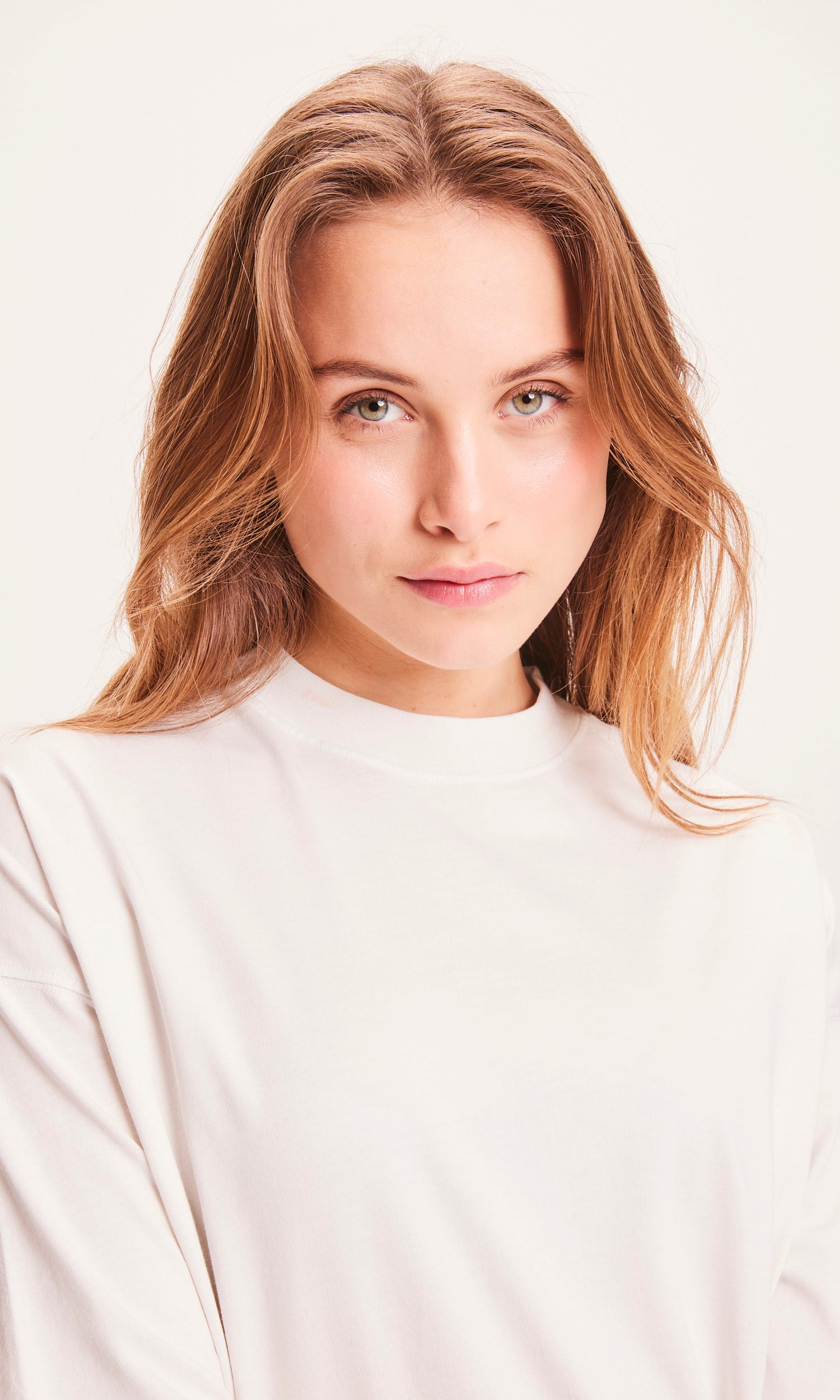 KnowledgeCotton Apparel - Nuance by nature T-shirt - Buttercream