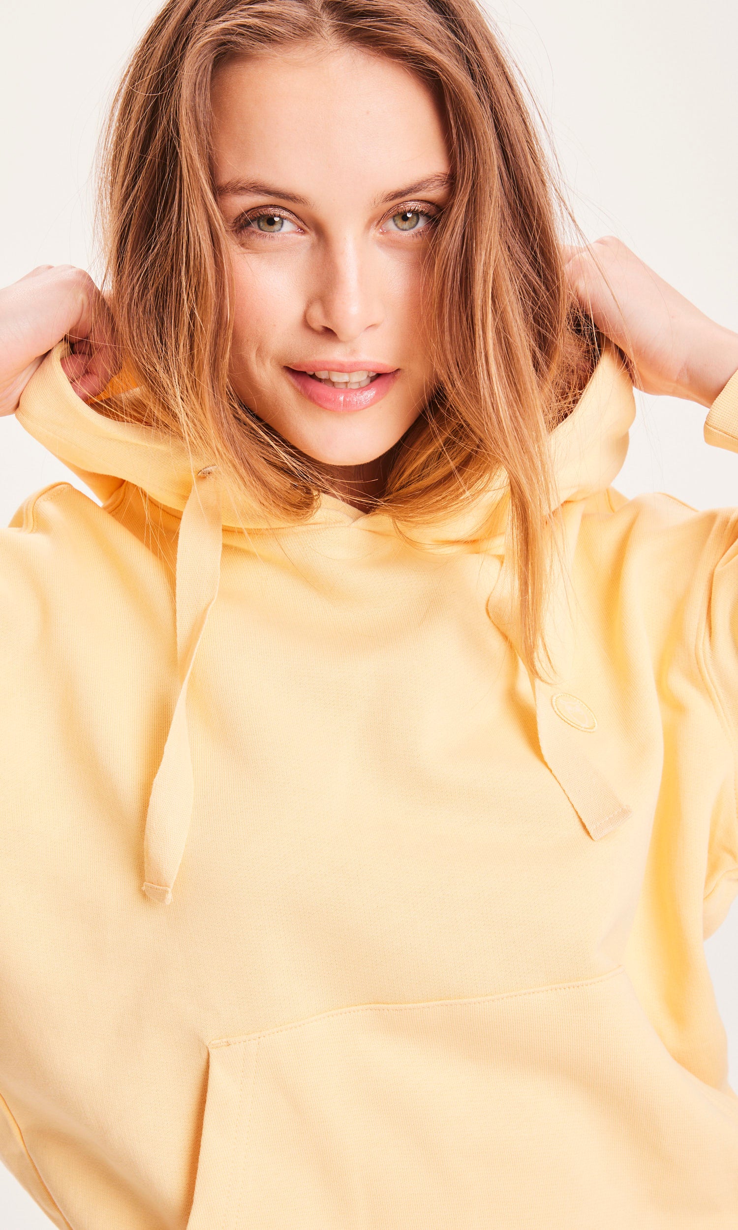 Knowledge Cotton Apparel Basic hoodie sweat - Impala