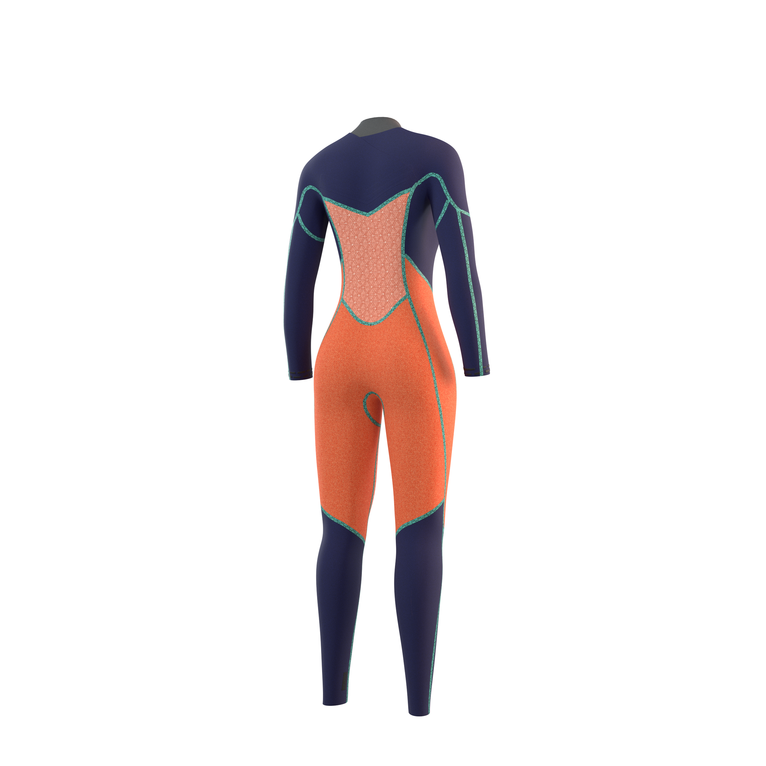 Mystic - Jayde Fullsuit 4/3mm Double Fzip Dam - Svart