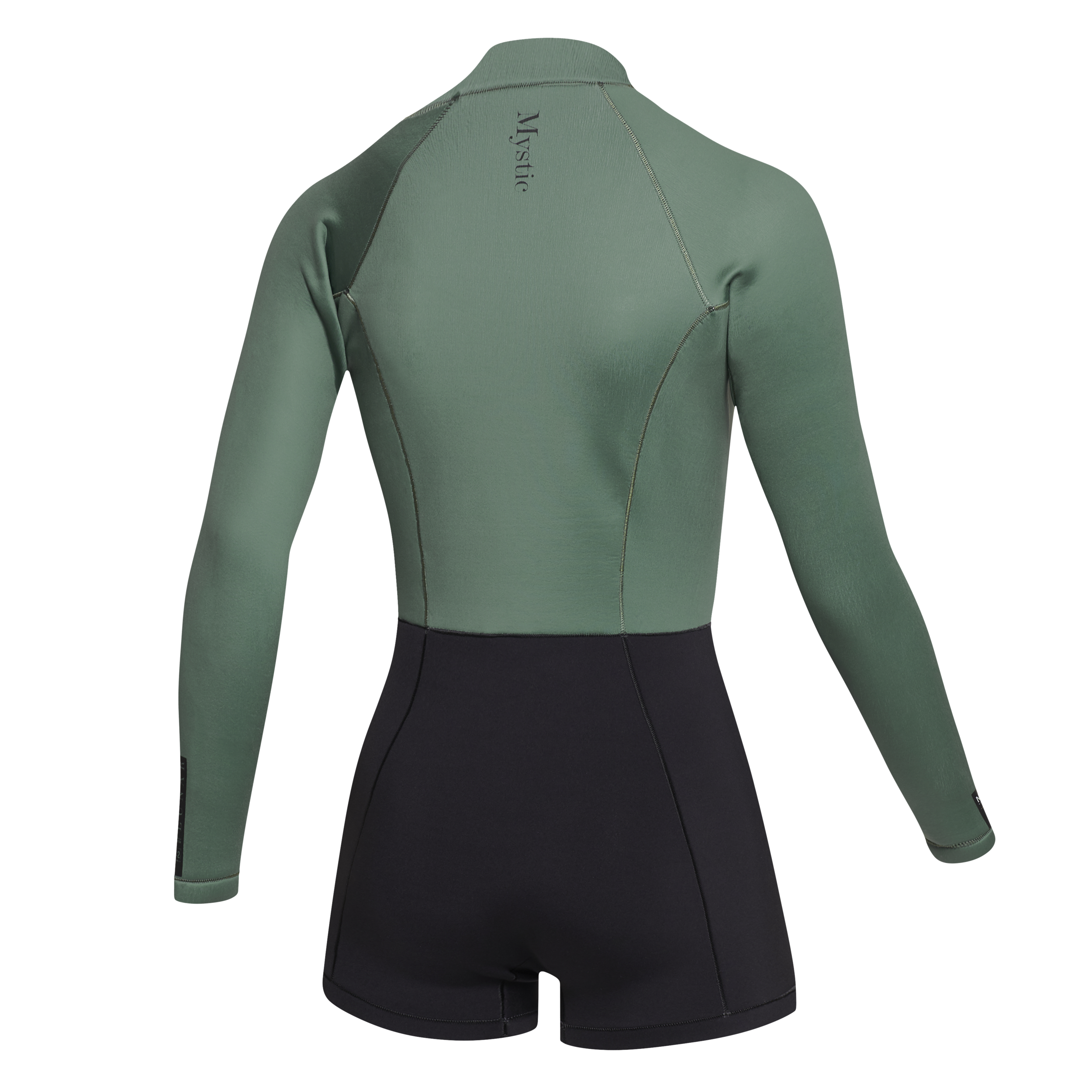 Mystic - Lunar Longarm Shorty 2/2mm Fzip Women - Dark Olive