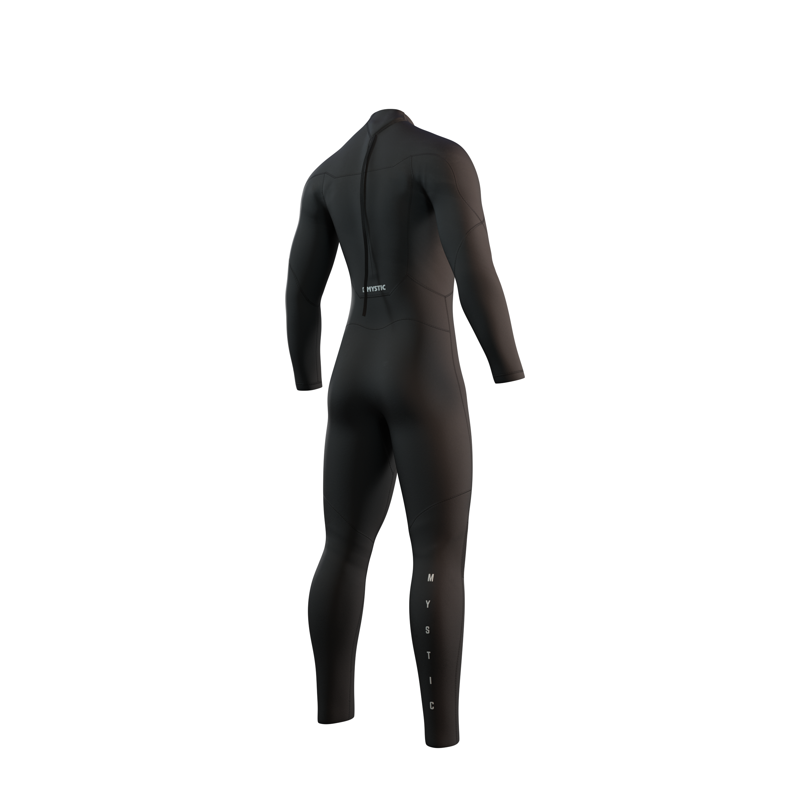Mystic - Brand Fullsuit 3/2mm Bzip Flatlock - Svart