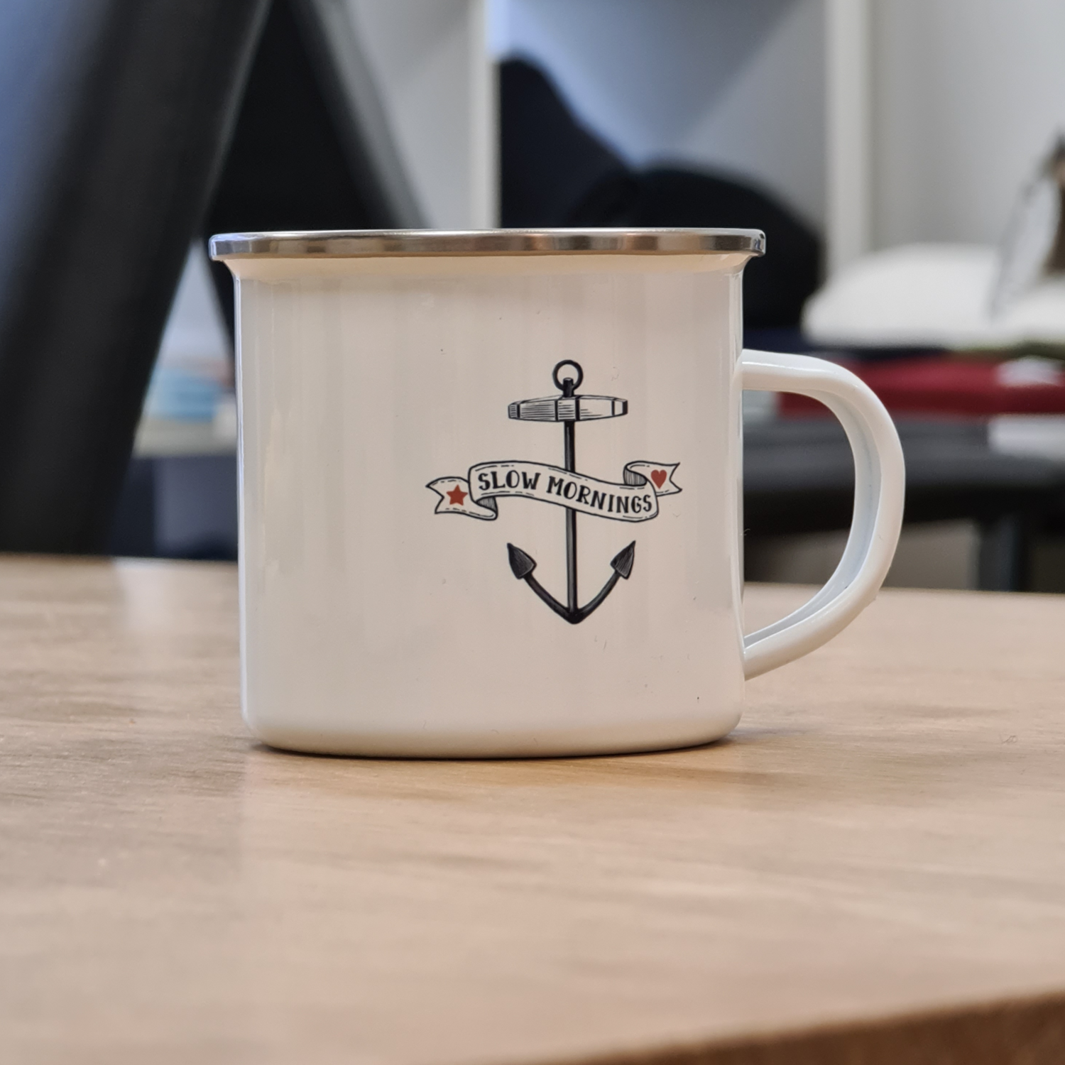 Lakor - Slow Mornings emaljmugg
