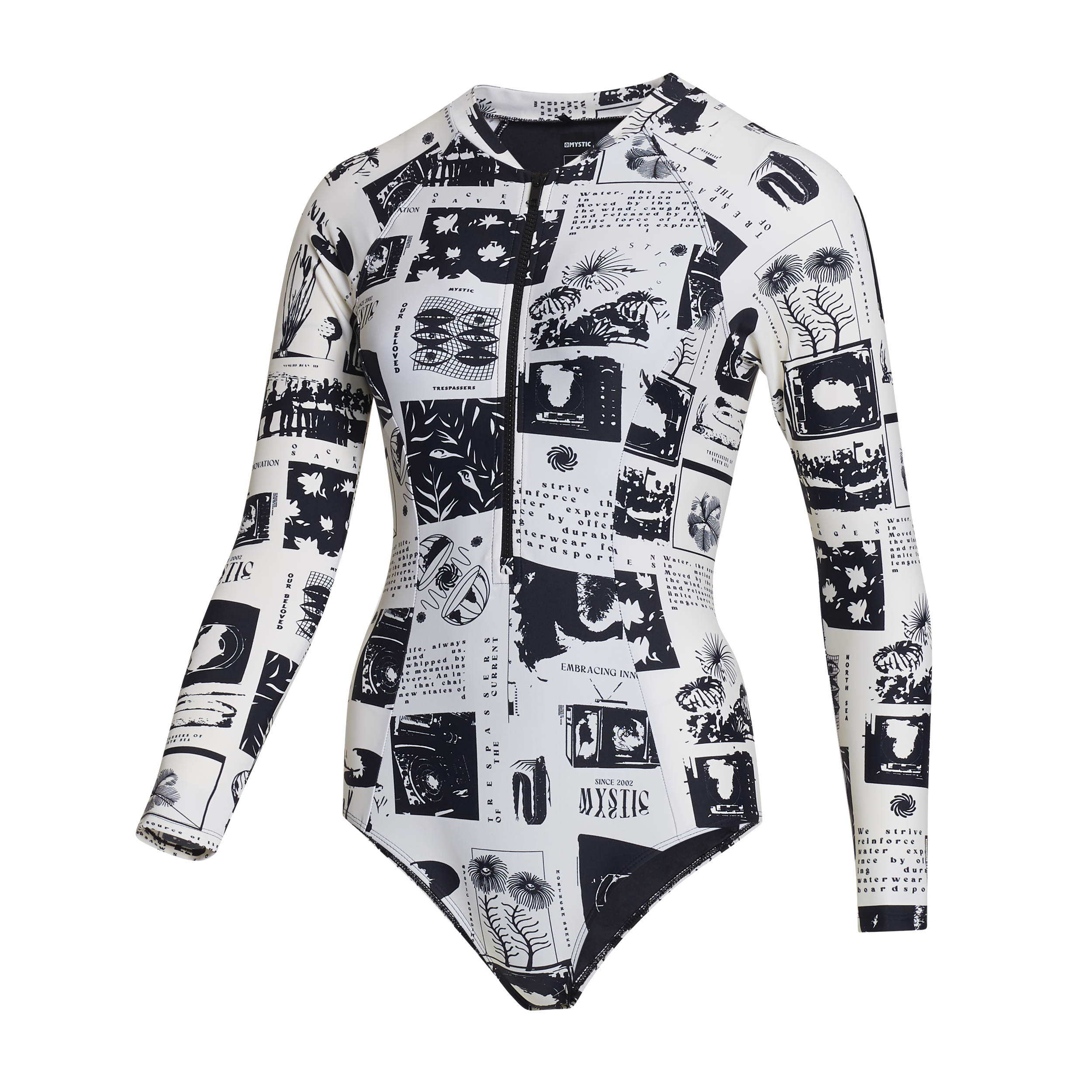 Mystic - Jayde L/S Baddräkt - Off White