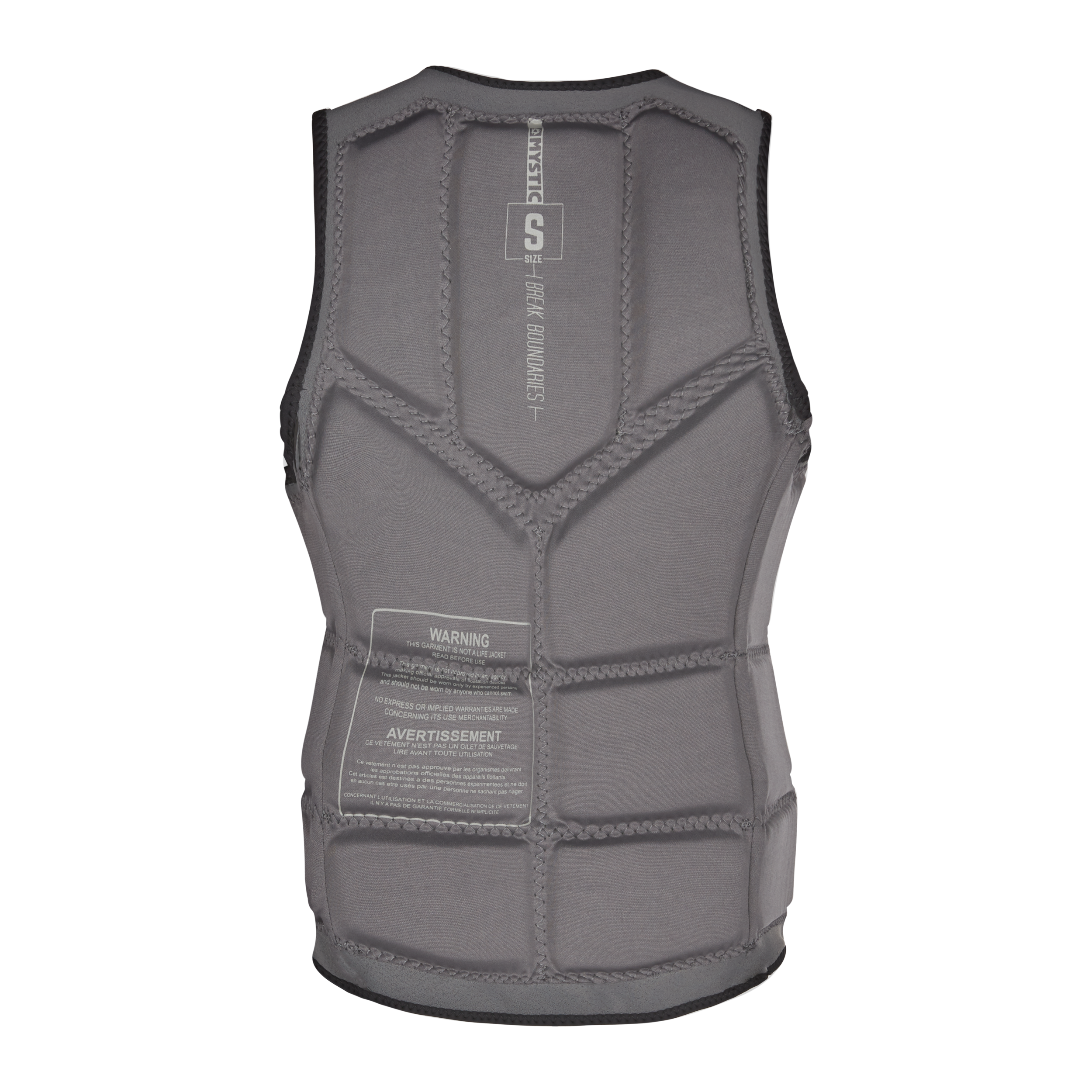 Mystic - Star Impact Väst Fzip Wake Dam - Svart