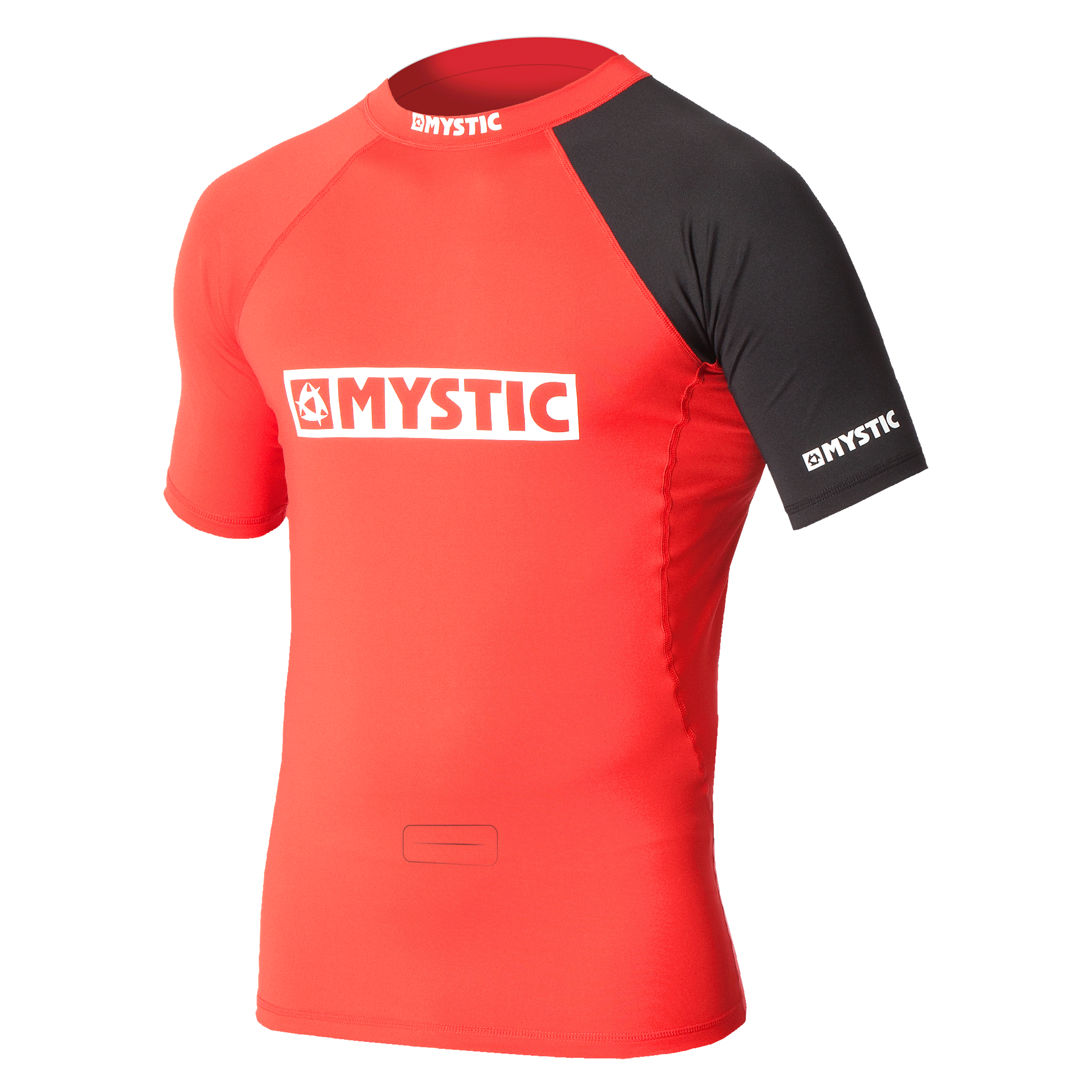 Mystic - Event S/S Rashvest Chest Logo - Röd