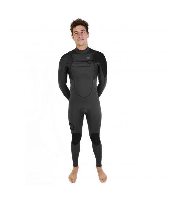 Sooruz Fly+ 4/3 mm våtdräkt med dragkedja på bröstet 