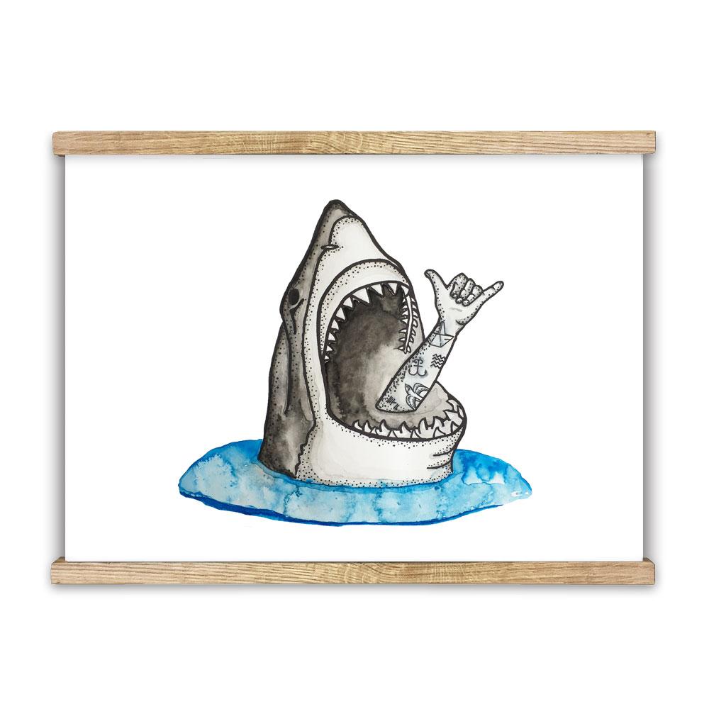 Lakor - Shark Shaka affisch