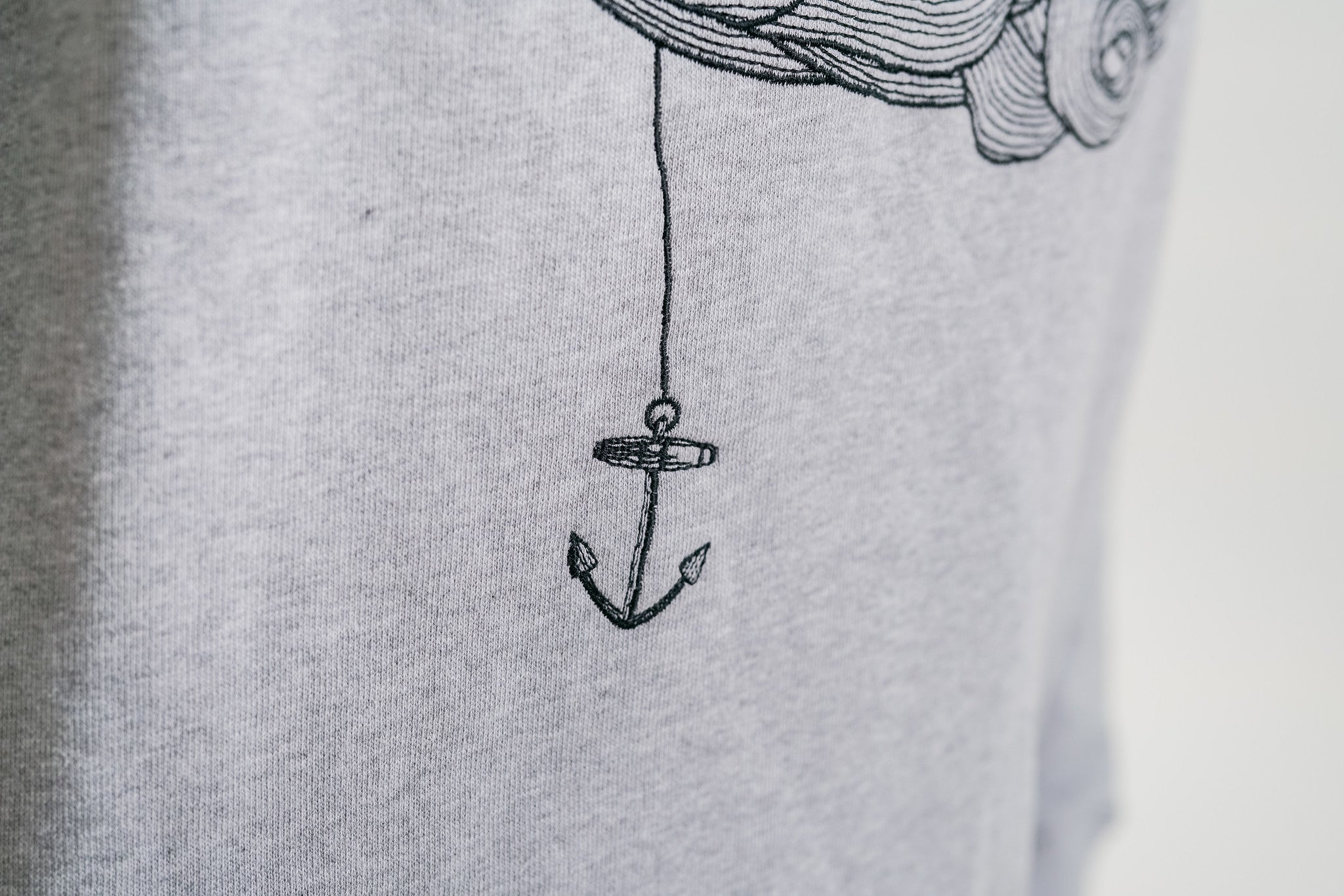 Lakor - Kutter Crewneck (Ljusgrå melange) 