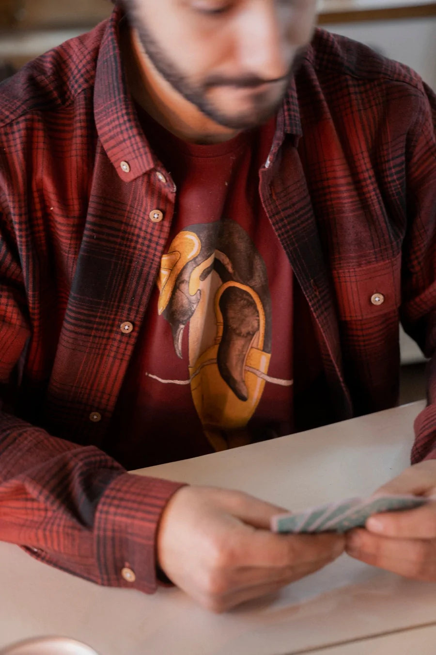 Lakor - No Catch - Rödbrun T-shirt 