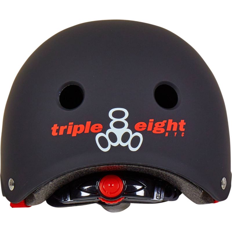 Triple Eight Lil 8 Skater Helmet Kids (mattsvart)