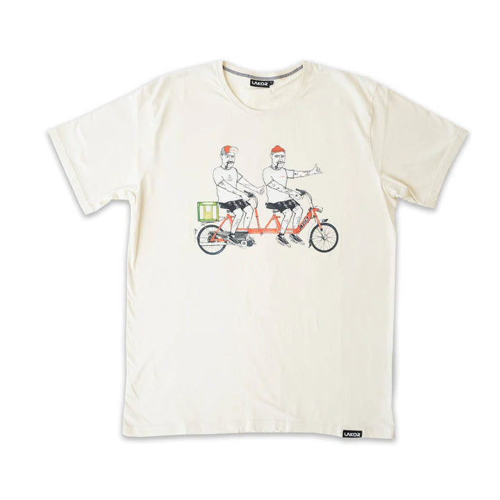 Lakor - Twin Puch - Benvit T-shirt 