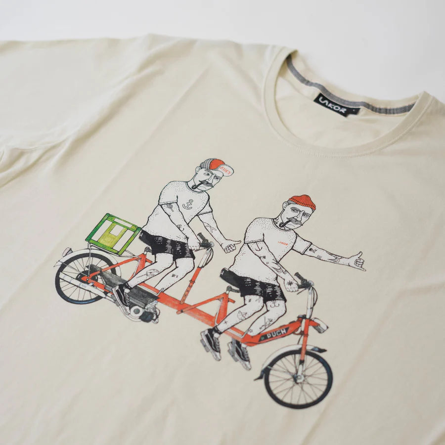 Lakor - Twin Puch - Benvit T-shirt 