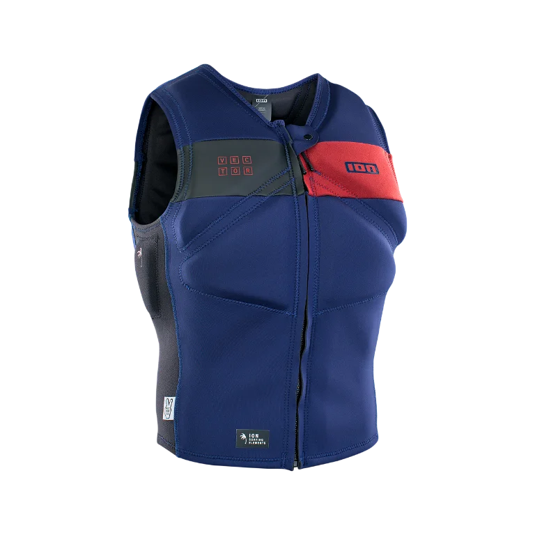 ION.22 VEST VECTOR AMP FRONT ZIP MEN INDIGO-BLÅ